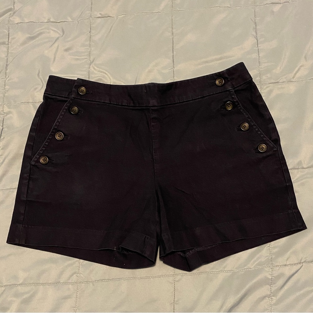 Banana Republic Navy Blue Sailor Shorts Size 4 Womens